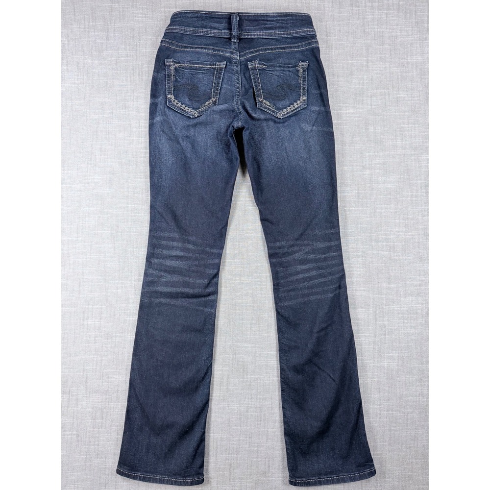 Silver Jeans Co Suki Slim Boot Dark Wash Denim W26 L33 L93616SSX405 - Picture 8 of 9